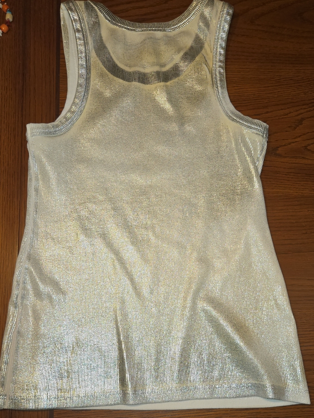 ZHRILL Metallic Ribbed Tank - Picture 8 of 10